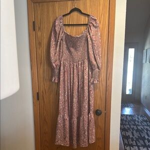 Floral Long Sleeve Dress